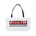 Cardinals Weekender Tote Bag — Germantown Christian School Canvas Travel Tote