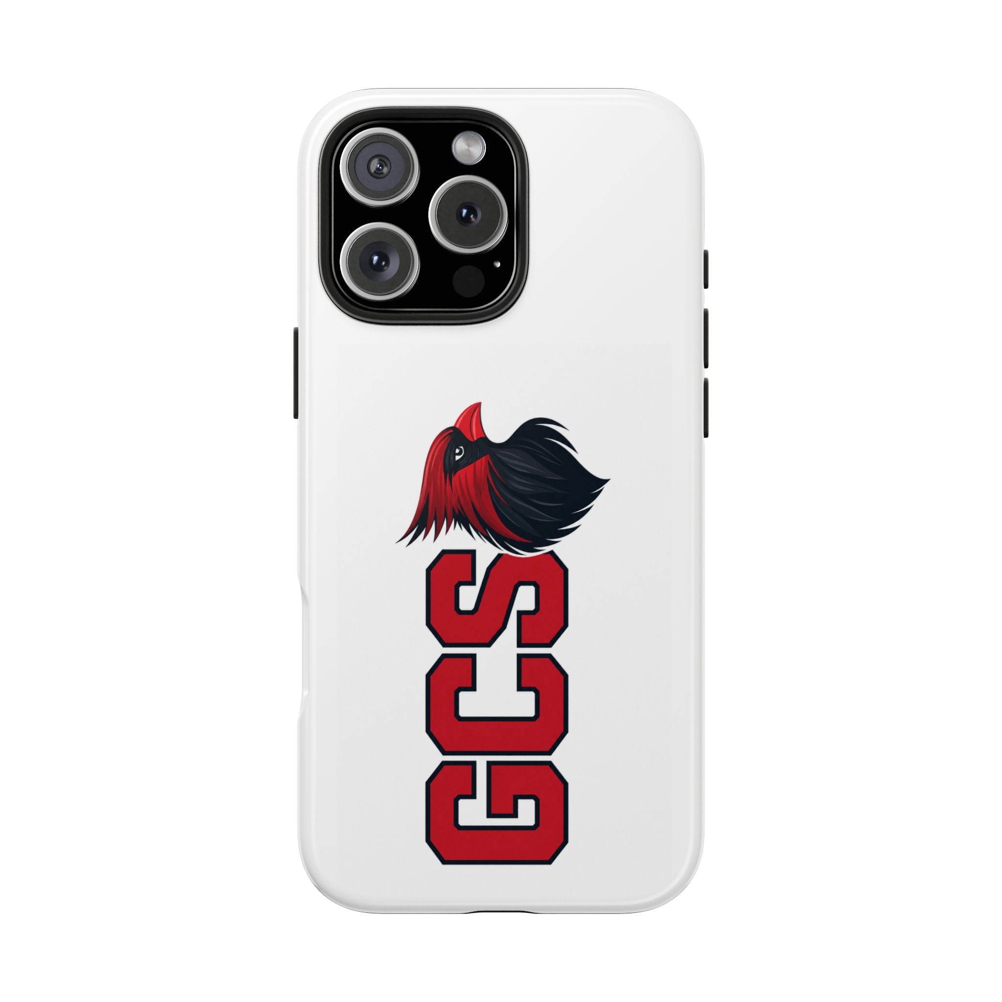 Tough Phone Case — GCS Cardinal Logo Protective Phone Case
