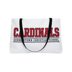 Cardinals Weekender Tote Bag — Germantown Christian School Canvas Travel Tote