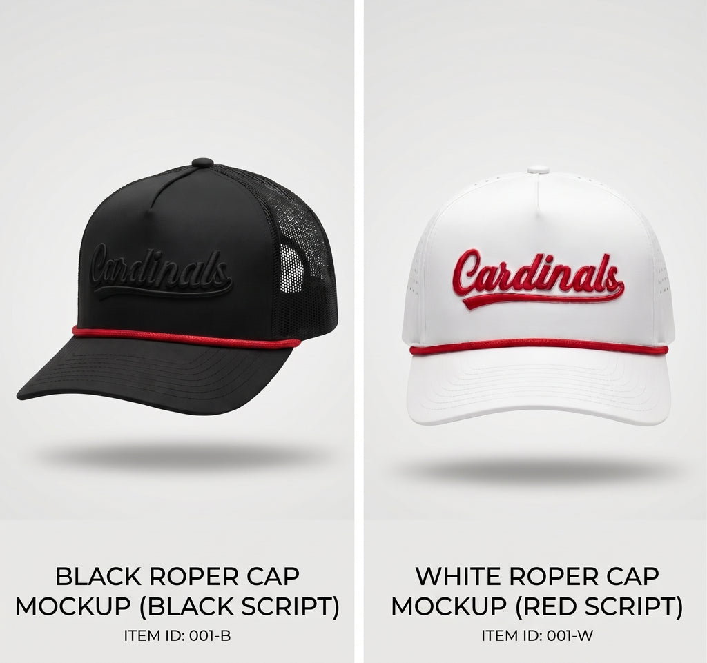 GCS Embroidered Cardinal 'Script' Hat TWC