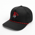 GCS Embroidered Cardinal Rope Hat - WC Hat Co 5 Panel Performance Hat