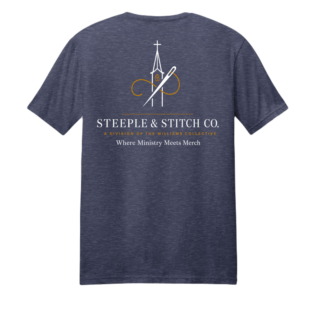 Team Navy Heather - PC455 - BACK