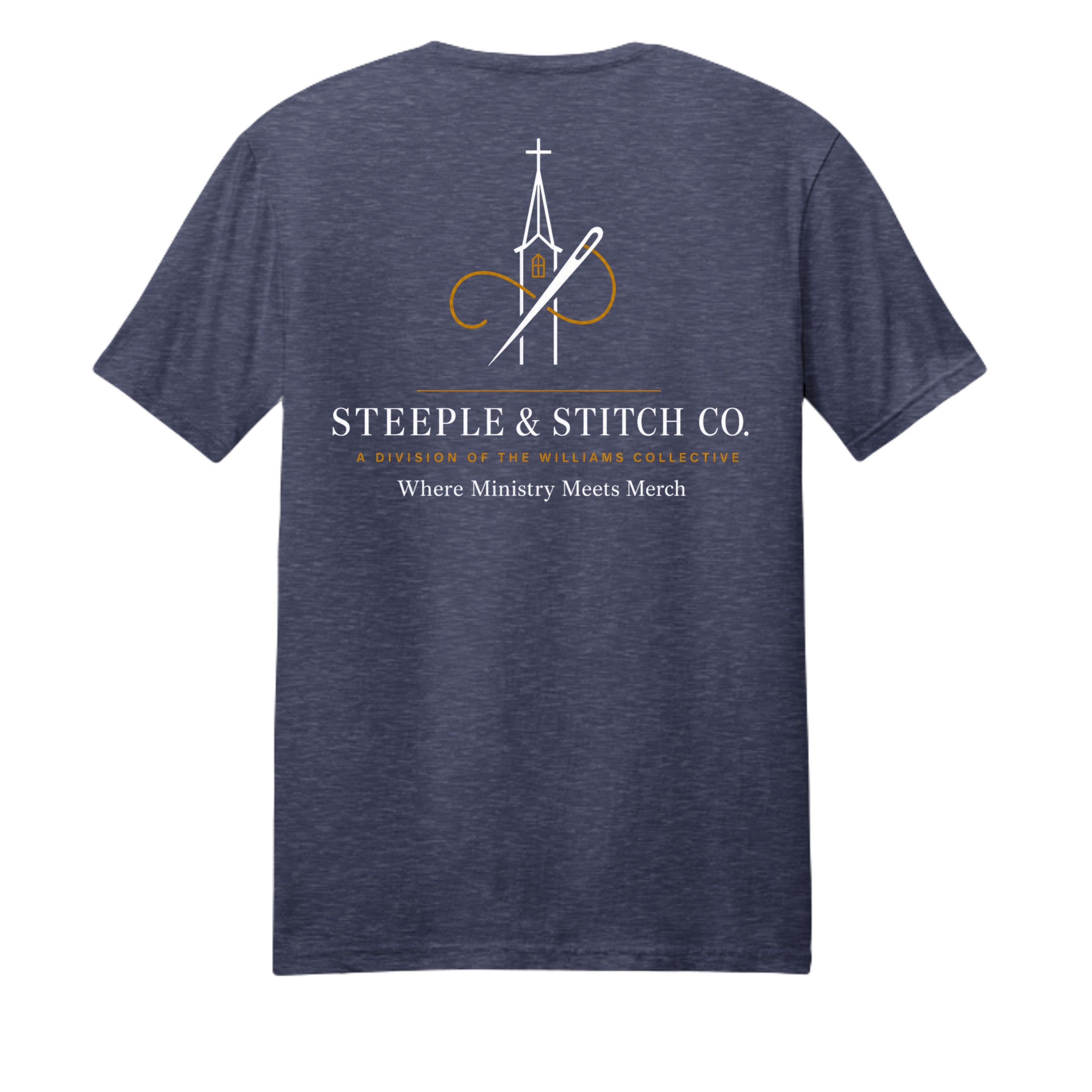 Team Navy Heather - PC455 - BACK