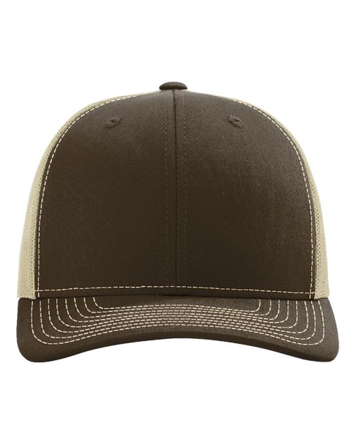 Richardson 112 Trucker Hat - Brown/Khaki