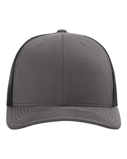 Richardson 112 Trucker Hat - Charcoal/Black