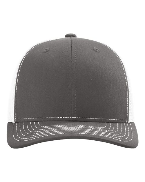 Richardson 112 Trucker Hat - Charcoal/White