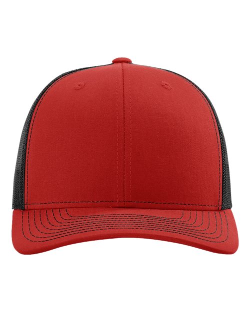 Richardson 112 Trucker Hat - Red/Black
